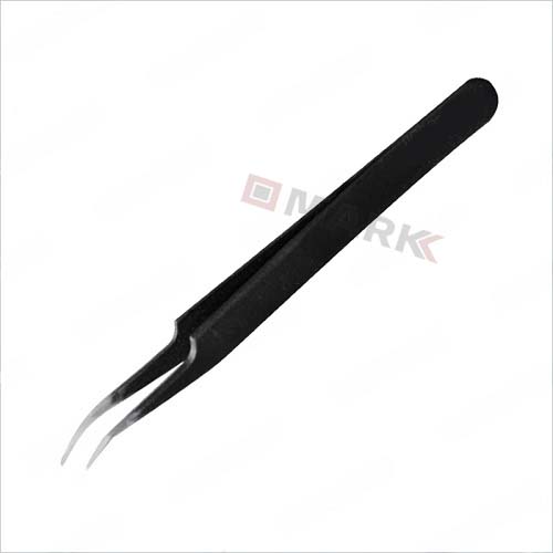 thumbnail image 2 of Tweezer Set Fine Tweezers Aoje-Link ESD-17 Professional Anti-Static Technology Tweezers, Non-magnetic Fine Tip Curved, Stainless Steel Plastic Coated, Full Length 125mm, Black, 6pcs Fine Tweezers Precision Tweezers Men 2 of 14
